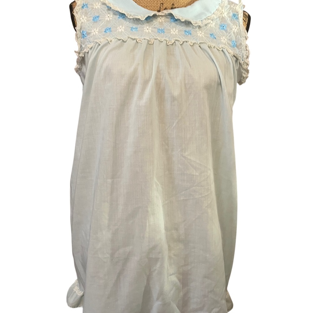 Adorable light blue baby doll nightgown
